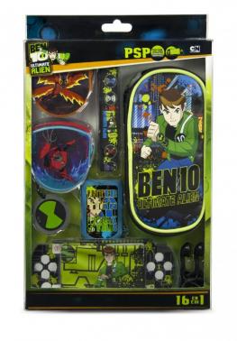 PACK ACCESORIOS BEN 10 ULTIMATE ALIEN PSP